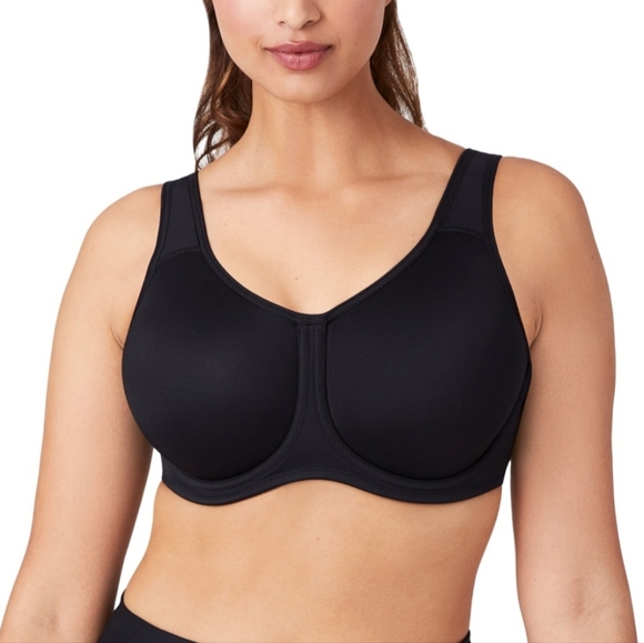 Wacoal Other - Wacoal Simone Sport Underwire Bra Size 36DD In Black